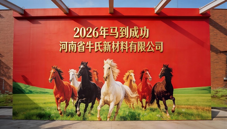 牛氏漆恭祝新老客户2026年新春快乐，马到成功！